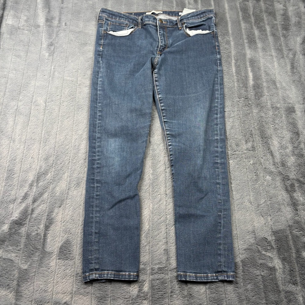 Banana Republic Premium Denim Skinny Ankle Jeans Medium Wash Size 32 14348